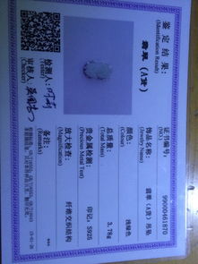 請鑒定一下真假,商場原3125的標價,翡翠a貨,由于購物抽中一等獎此商品只需500就可帶走,當時沒